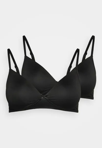 Бюстгальтер на косточках Plain 2 Pack Marks & Spencer, черный
