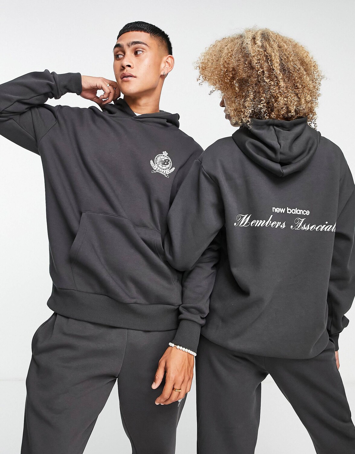 Худи черного цвета унисекс New Balance Members Club