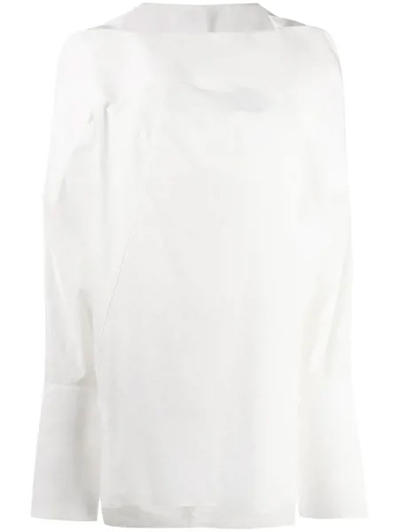 Rick Owens объемная блузка с длинными рукавами