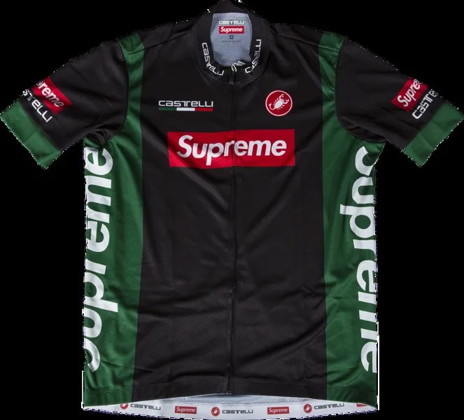 Футболка Supreme x Castelli Cycling Jersey 'Black', черный