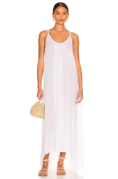 Платье макси MIKOH Biarritz Low Back, цвет Foam