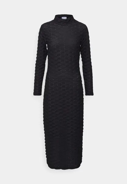 Платье из джерси Bubble Wrap Dress Henrik Vibskov, черное