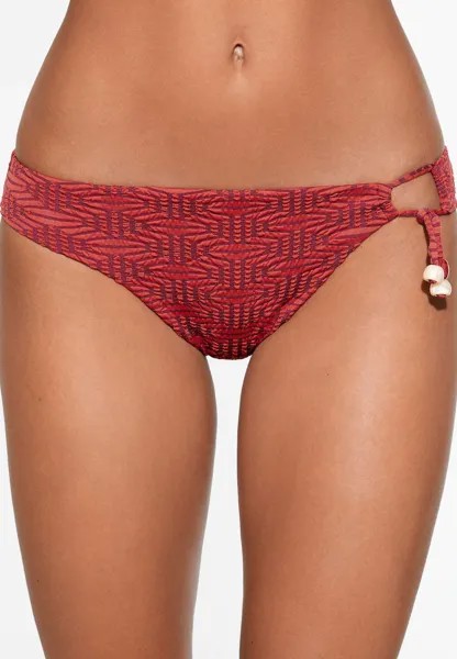 Купальник Diamond Jacquard Classic Bikini Briefs OYSHO, красный