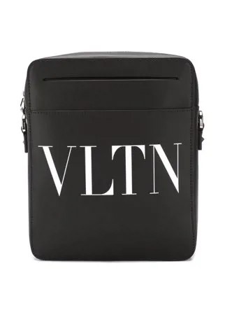 Кожаная сумка-планшет Valentino Garavani VLTN Valentino