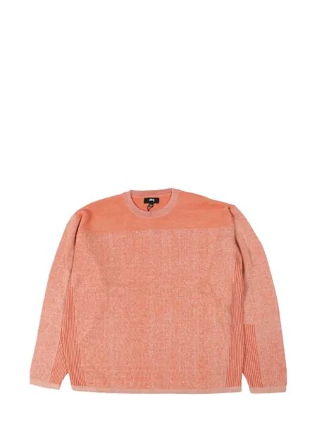 Stüssy джемпер Engineered Panelled, оранжевый