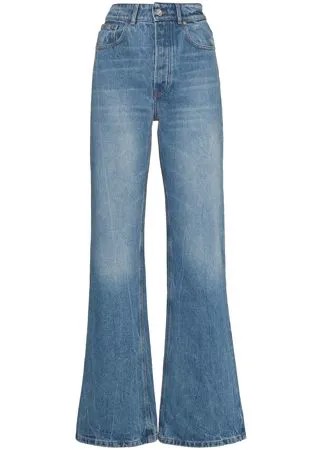 Paco Rabanne широкие джинсы с завышенной талией