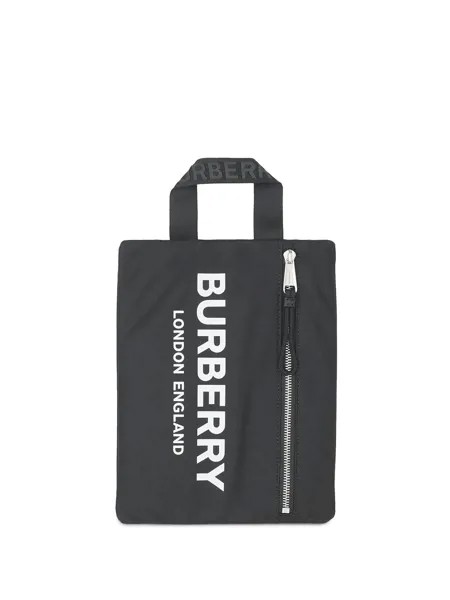 Burberry клатч с логотипом