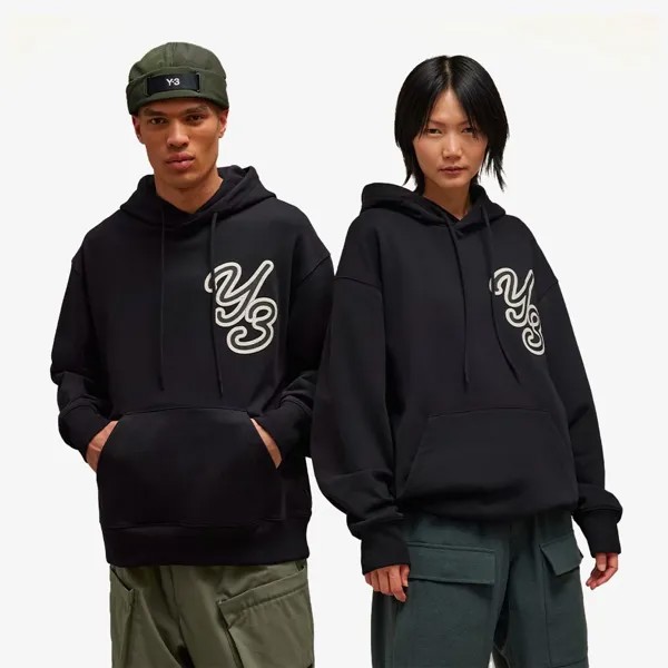 Толстовка Graphic Logo Hoodie Y-3, мультиколор