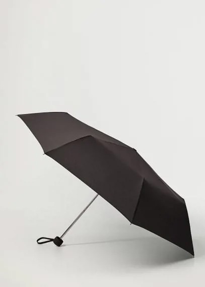 Складной однотонный зонт  - Basic