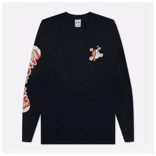 Мужской лонгслив Ripndip In A Haze чёрный , Размер S