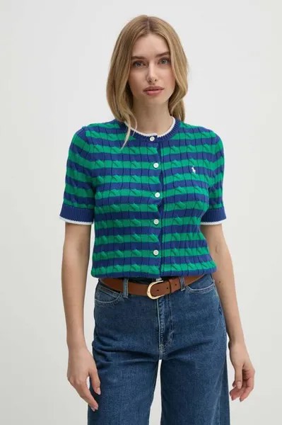 Хлопковый кардиган Polo Ralph Lauren, синий