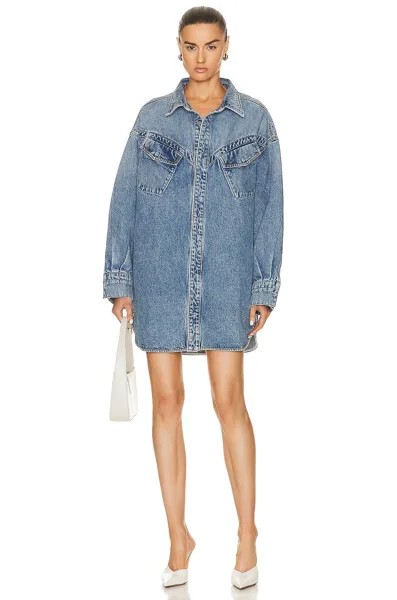 Рубашка Grlfrnd X Lindsi Lane Kimora Oversized Shirt Dress, цвет West Hollywood