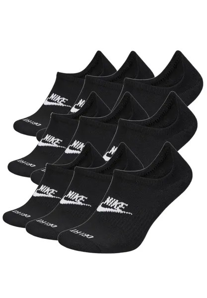 Носки MULTIPACK 9 PAAR EVERYDAY PLUS CUSHINED FOOTIE FÜSSLIN Nike Sportswear, цвет black