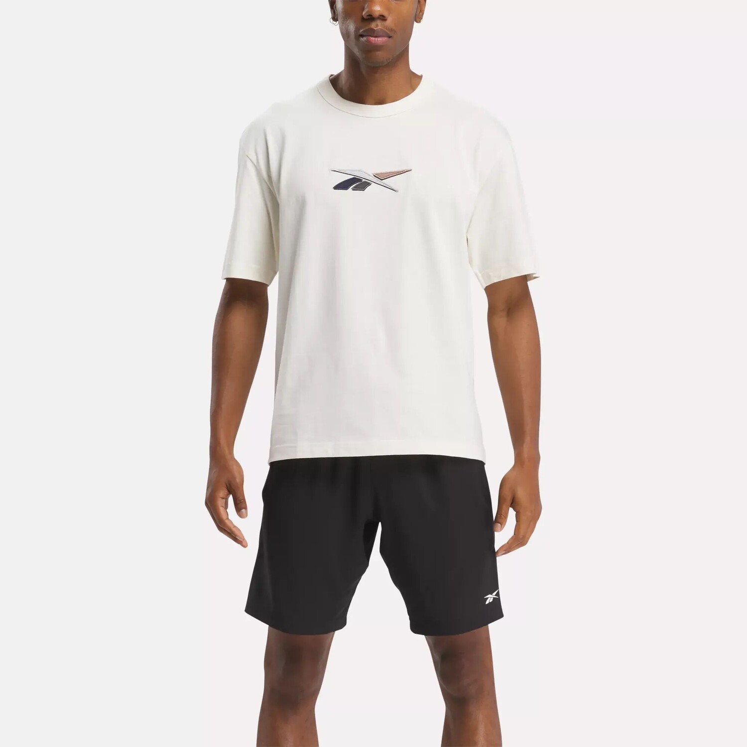 Классическая футболка без краски Reebok, натуральный
