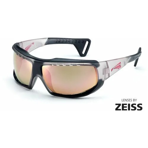 Солнцезащитные очки LiP Sunglasses LiP Typhoon / Trans. Grey - Black / Zeiss / PA Polarized / Rose Gold, серый