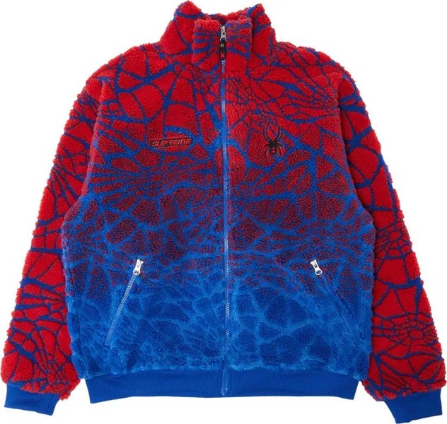 Куртка Supreme x Spyder Web Polar Fleece Jacket 'Royal', синий