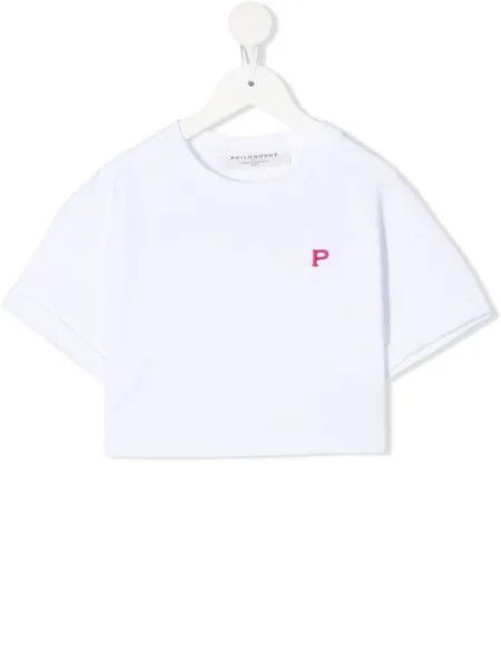 Philosophy Di Lorenzo Serafini Kids футболка с вышитым логотипом