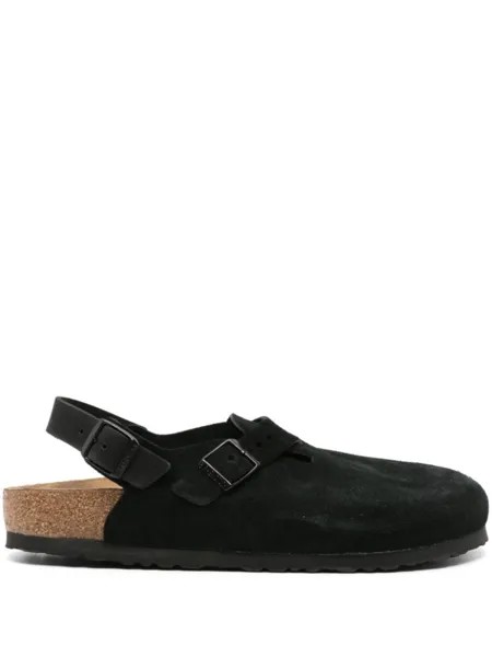 Birkenstock замшевые шлепанцы Tokyo II, черный