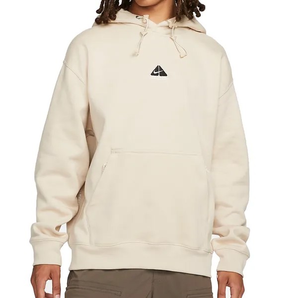 Толстовка Nike ACG Therma-FIT Fleece Pullover Hoodie 'Light Beige', бежевый