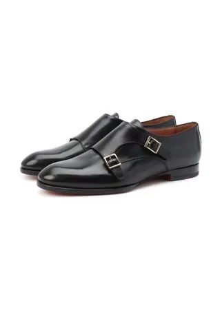 Кожаные монки Santoni