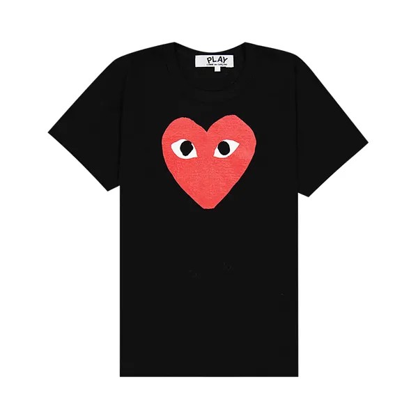 Футболка Comme des Garçons PLAY Черная