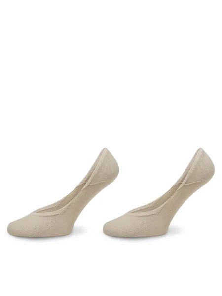 Комплект из 2 женских носков-кроссовок Tommy Hilfiger, бежевый