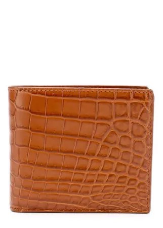 Портмоне из кожи крокодила с отделениями для кредитных карт Bottega Veneta