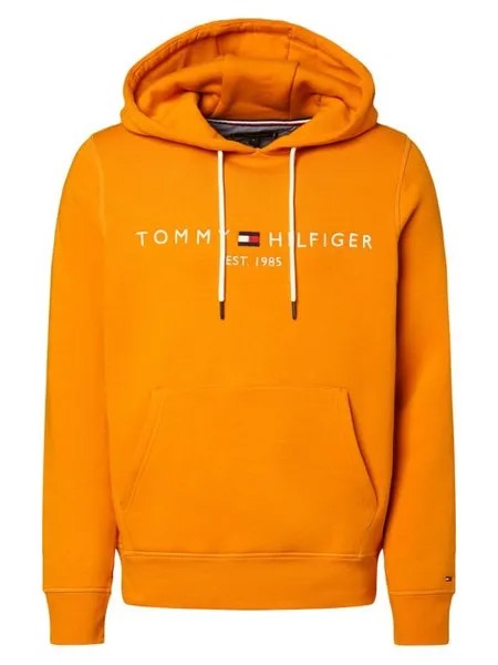Пуловер с капюшоном Tommy Hilfiger, оранжевый