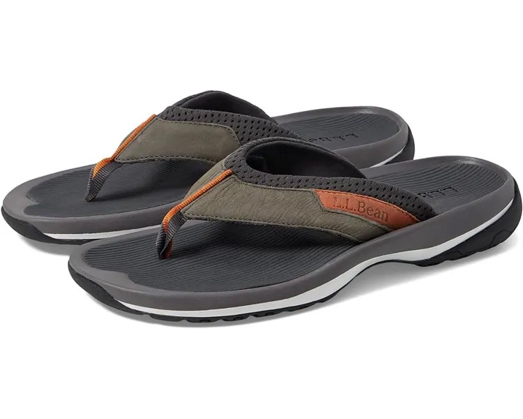 Сандалии L.L.Bean Swift River Flip-Flop Sport, цвет Dark Silt