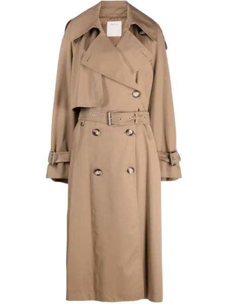 Непромокаемый тренч Sportmax, бежевый