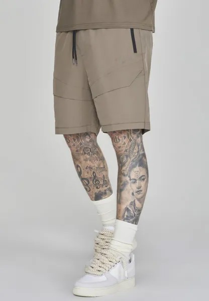 Брюки тренировочного костюма SIKSILK, коричневые