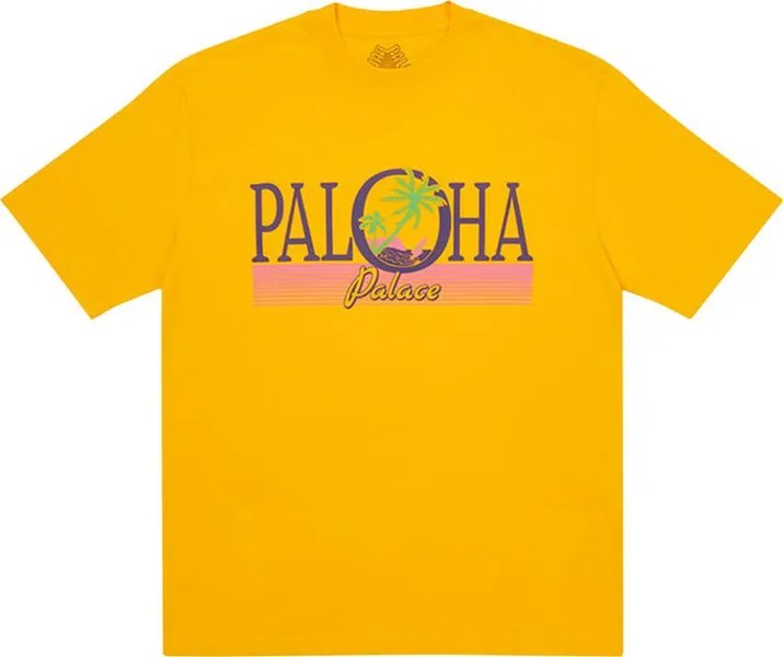 Футболка Palace Paloha T-Shirt 'Yellow', желтый