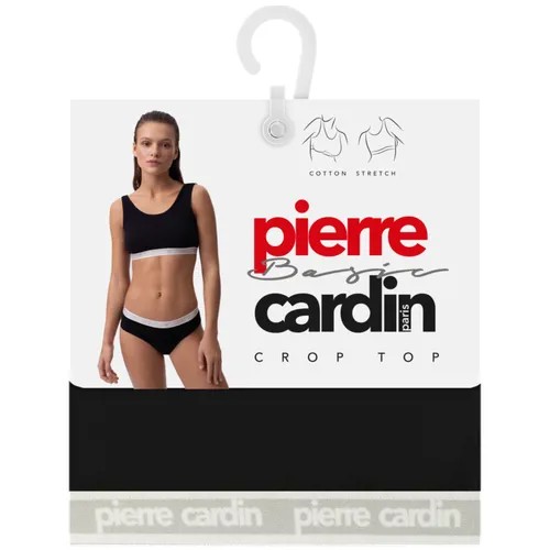 Топ женский Pierre Cardin спортивный укороченный PC17005 черный (L)