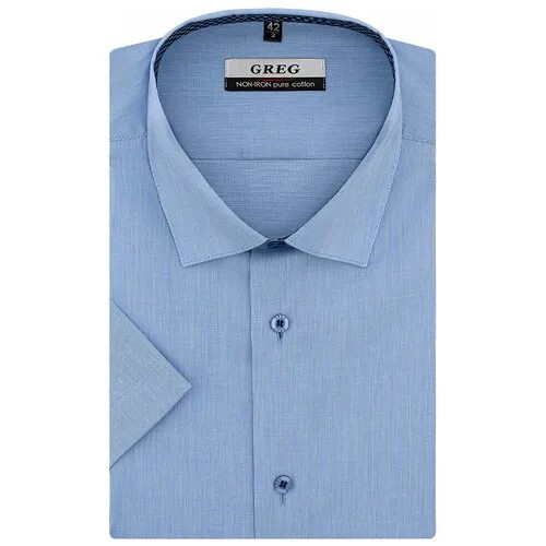 Рубашка GREG, размер 174-184/38, голубой