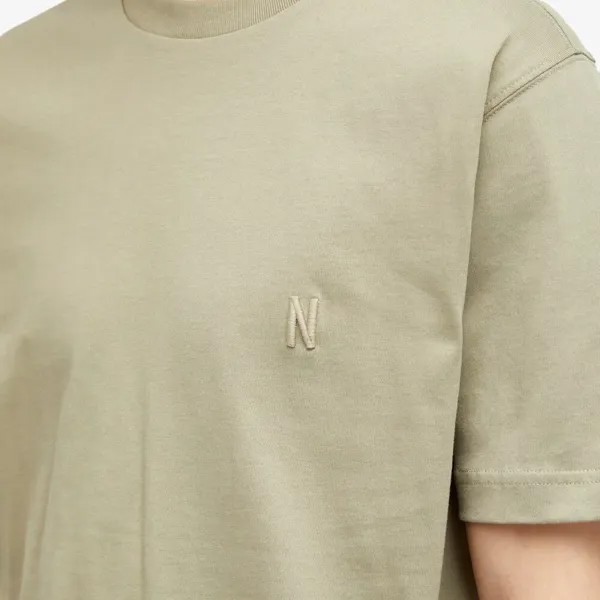 Norse Projects Футболка с логотипом Yoga N, серый