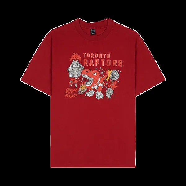 Футболка Brain Dead x NBA Toronto Raptors 'Red', красный