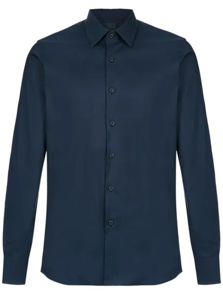 Prada long sleeve shirt, синий