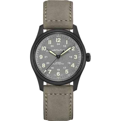 Наручные часы Hamilton Khaki Navy, хаки, зеленый