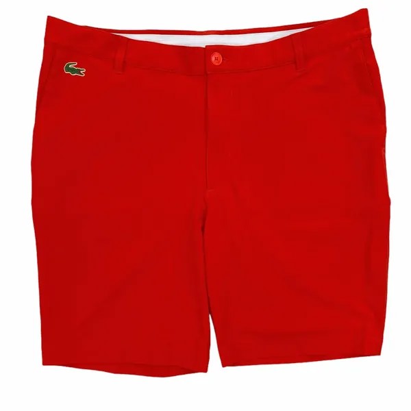 Шорты Lacoste Sport Golf Bermuda Ultra Dry Stretch Fit Защита от ультрафиолета Оранжевый