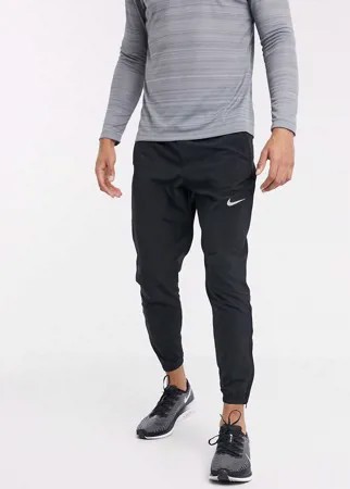 Черные тканые джоггеры Nike Running-Черный