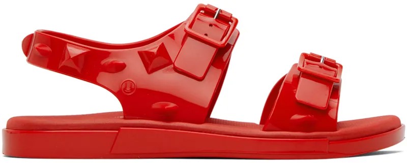 Красные босоножки с шипами Melissa Edition UNDERCOVER