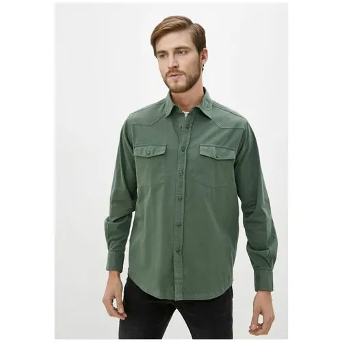 Мужская рубашка I-RTD31-1, р.XXL, зеленый