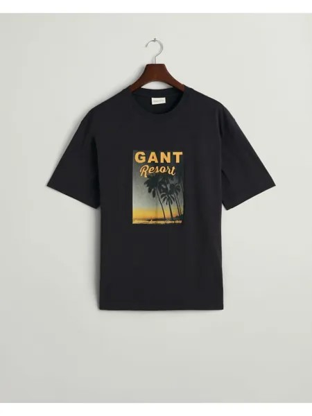 Футболка Gant, черный