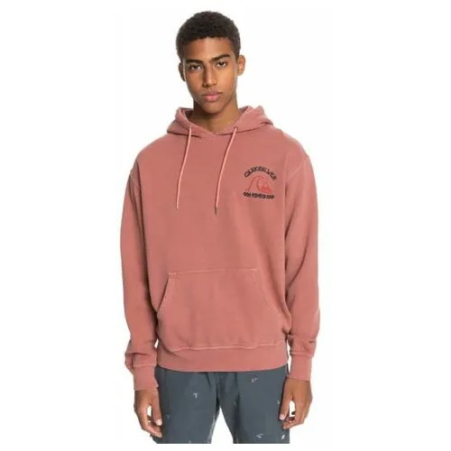 Мужское Худи Quiksilver Kool Running, Цвет бордовый, Размер S