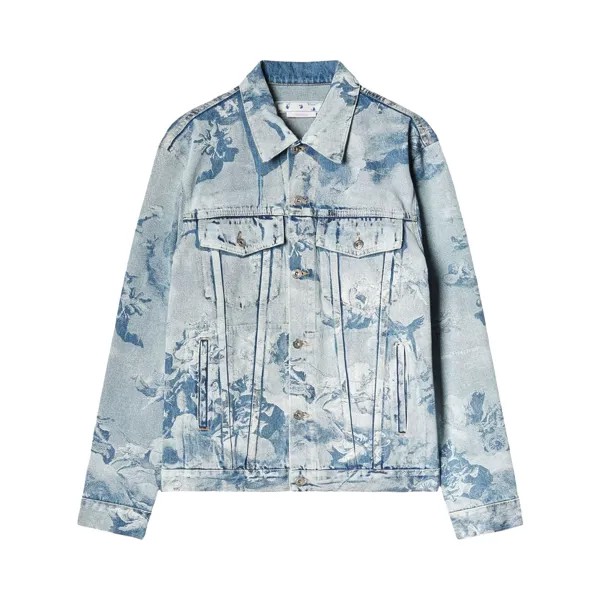 Джинсовая куртка Off-White Skate Azzurro