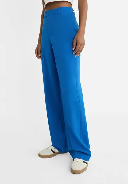 Брюки SMART STRAIGHT-LEG Stradivarius, цвет blue