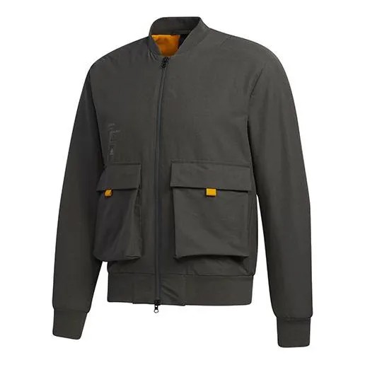 Куртка adidas Th Jkt Bomb Fleece Lined Stay Warm Casual Sports Jacket Green, зеленый