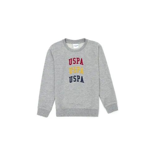 Свитшот U.S. POLO ASSN., размер 4-5, серый