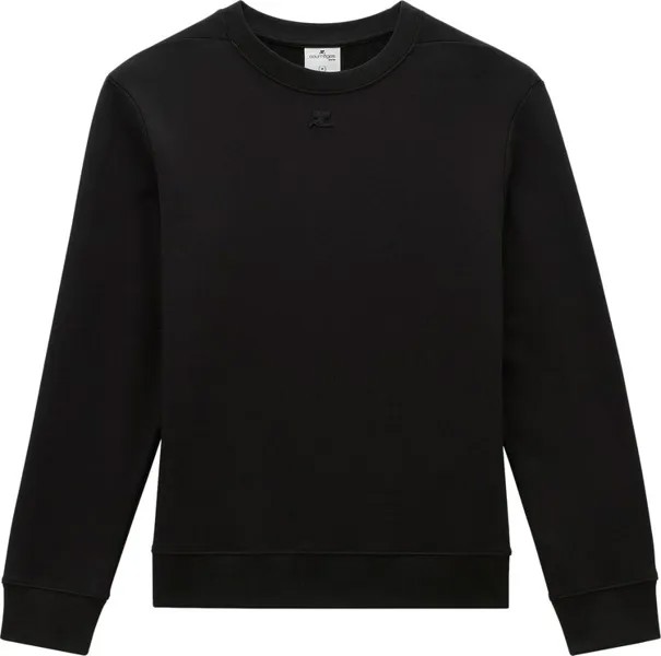 Толстовка Courrèges Ac Fleece 'Black', черный