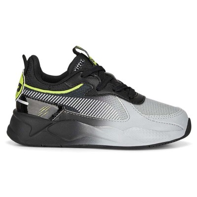 Puma Miraculous X RsX Lace Up Youth Boys Серые кроссовки Повседневная обувь 39182501